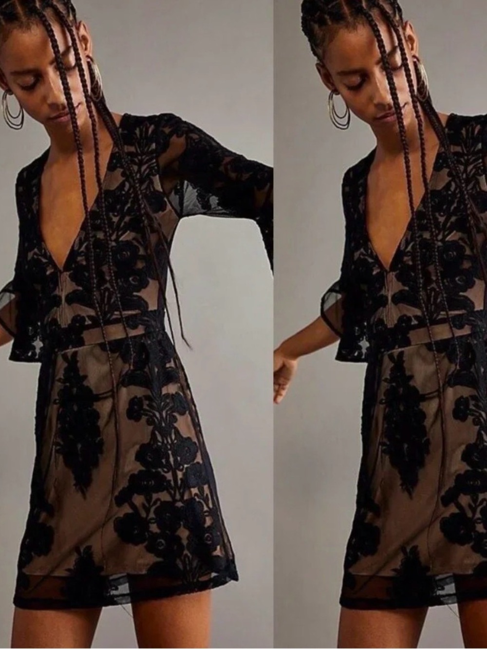Free People For Love & lemons Temecula mini dress XS